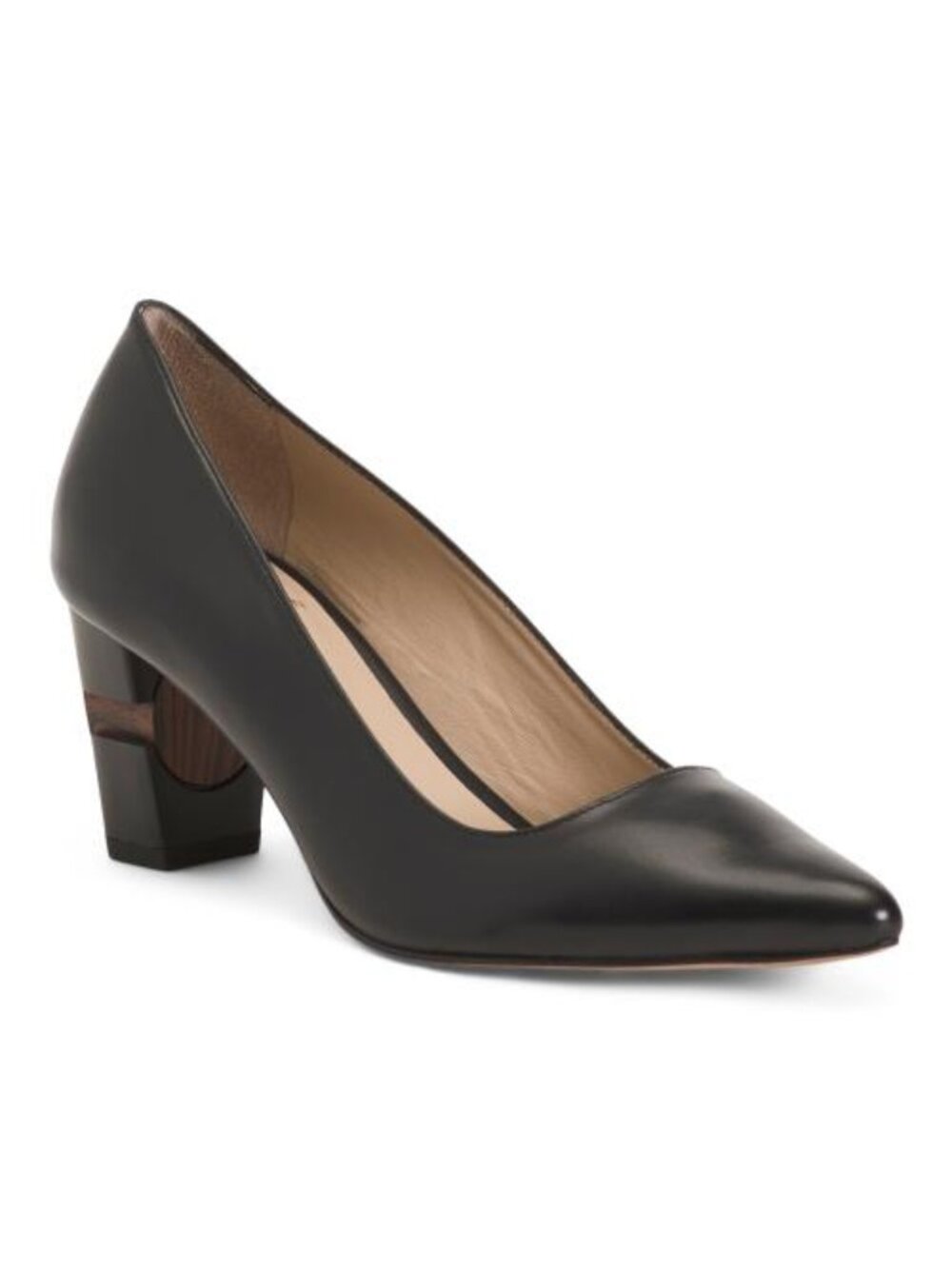 CHRIS DONOVAN Leather Luminous Pumps
